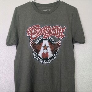 NWT Aerosmith Rag Doll 2022 T-Shirt Unisex Size S Short Sleeve Green Rock Band